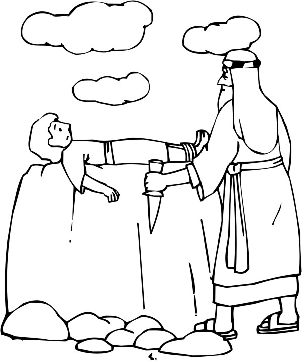 abraham bible story coloring pages - photo #34