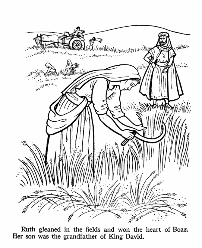 Bible Stories Coloring Pages 7